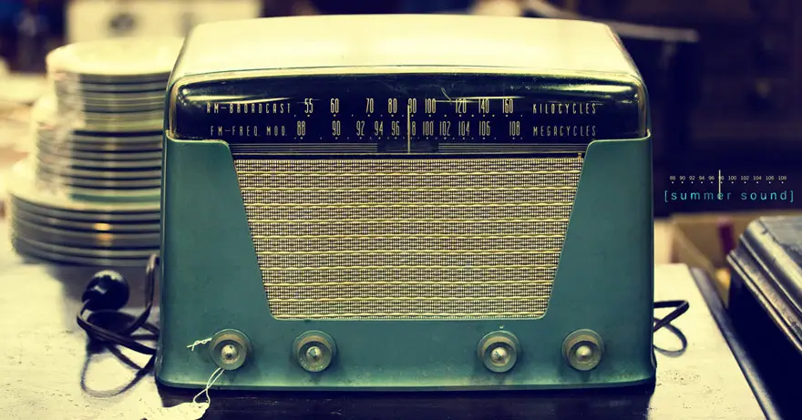 An old radio